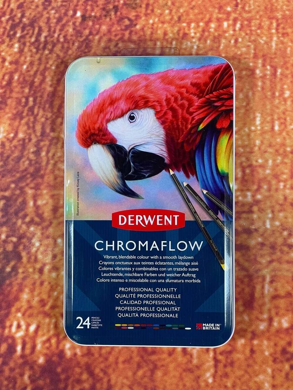Derwent Chromaflow Colored Pencils 24 Count Tin Set